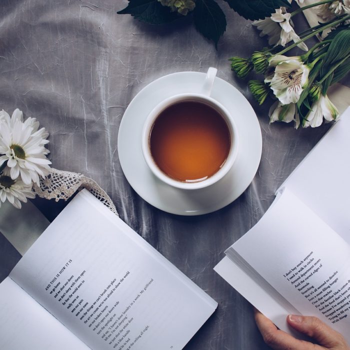 daisies and tea and poetry