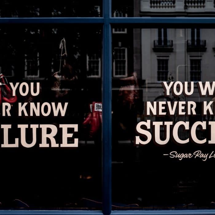 if you never know failure