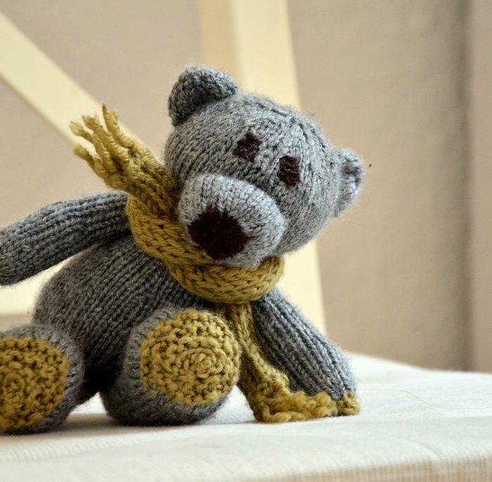 knitted bear