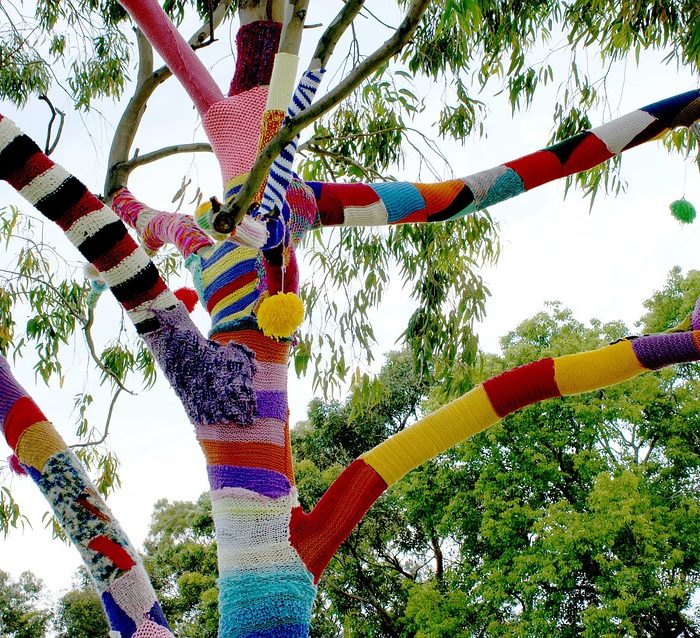 knitted tree