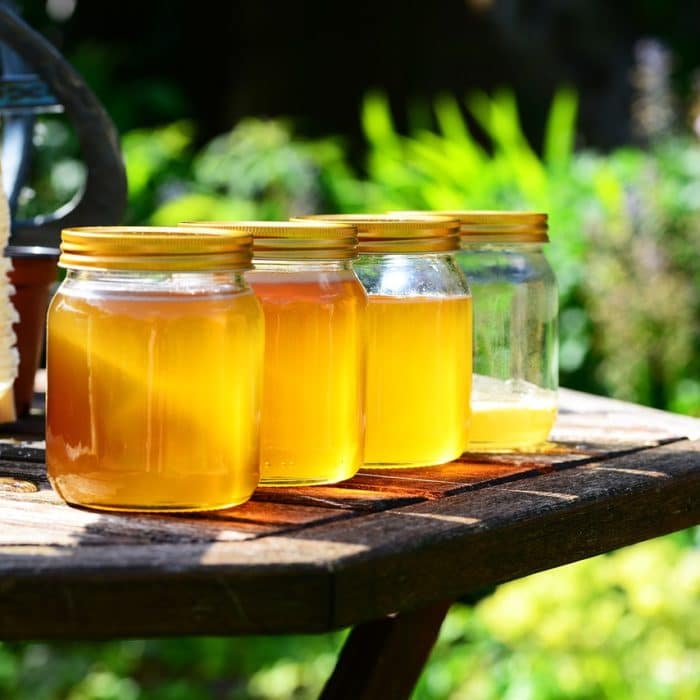 honey in jars