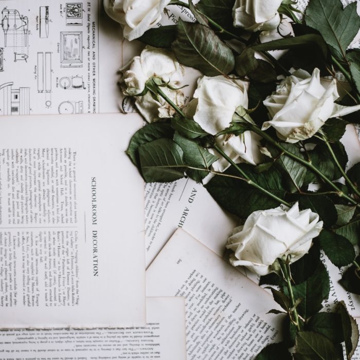 roses and paper