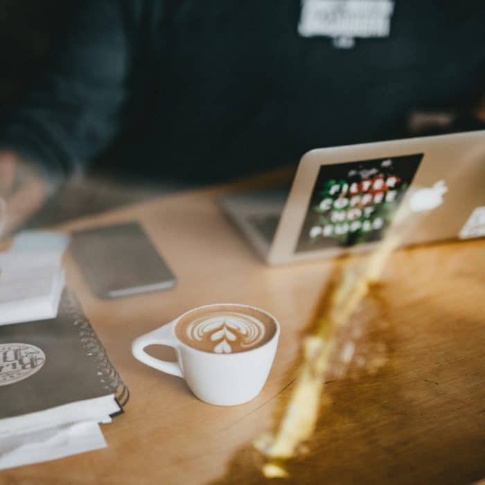 worker at coffee shop