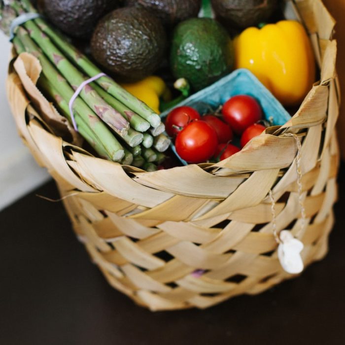 basket of groceries