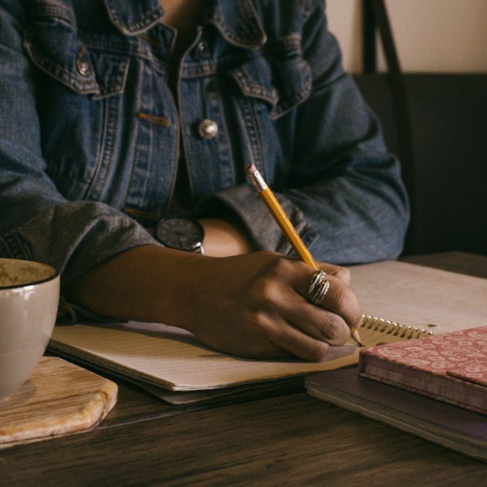 woman writing